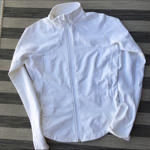 Lululemon White Track Jacket